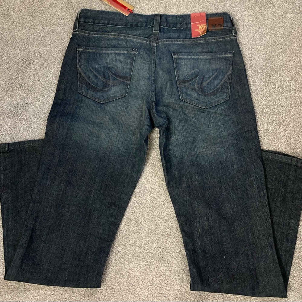 Express X2 denim jeans bootcut Eva Curvy 31 NWT